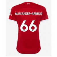 Camisa de time de futebol Liverpool Alexander-Arnold #66 Replicas 1º Equipamento Feminina 2023-24 Manga Curta